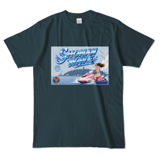 カラーTシャツ - L - デニム (濃色)