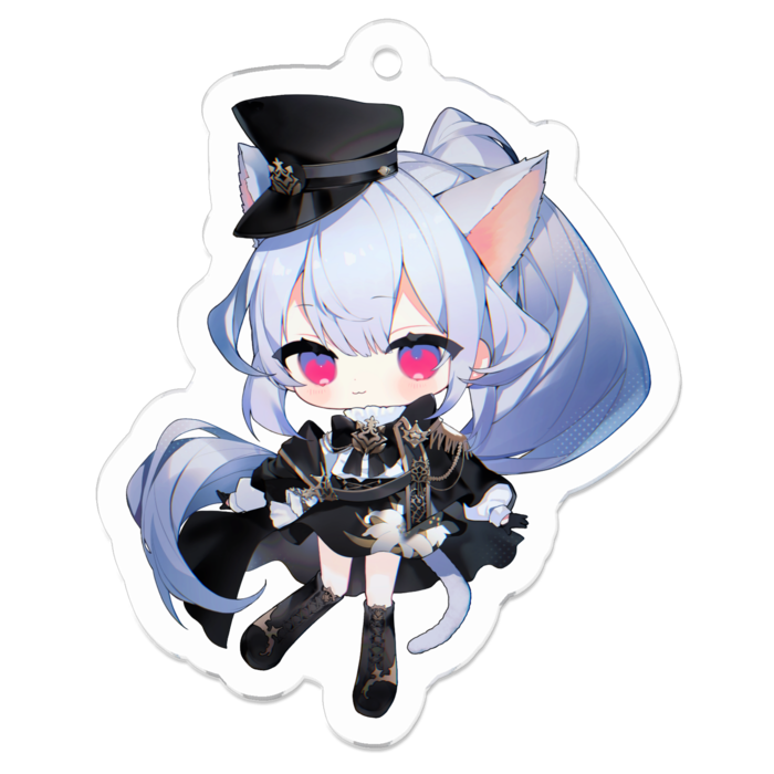 アクリルキーホルダー（コーティング） - 50 x 50 (mm)