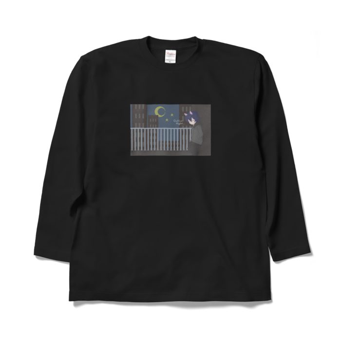 ロングスリーブTシャツ - XL - ブラック