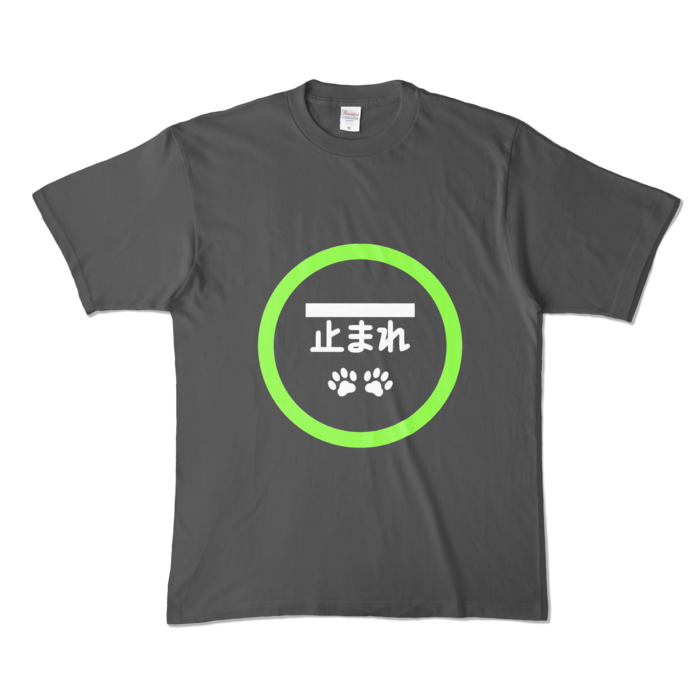 カラーTシャツ - XL - チャコール (濃色)
