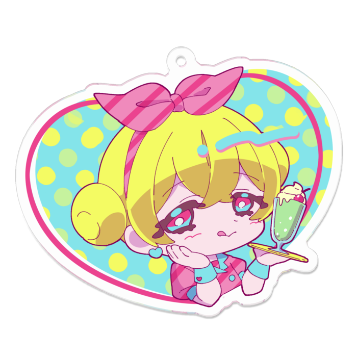 アクリルキーホルダー - 70 x 70 (mm)