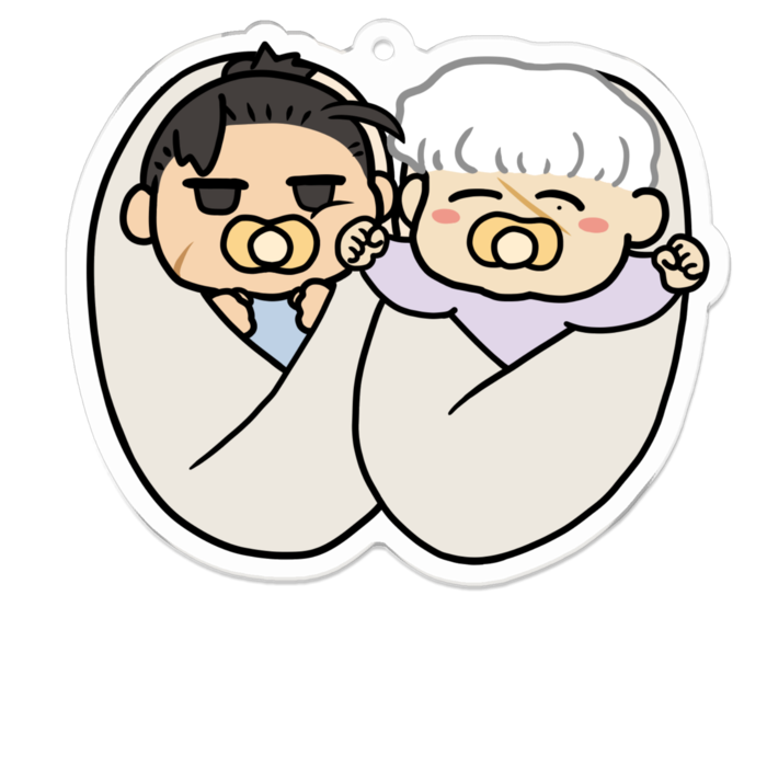 アクリルキーホルダー - 70 x 70 (mm)