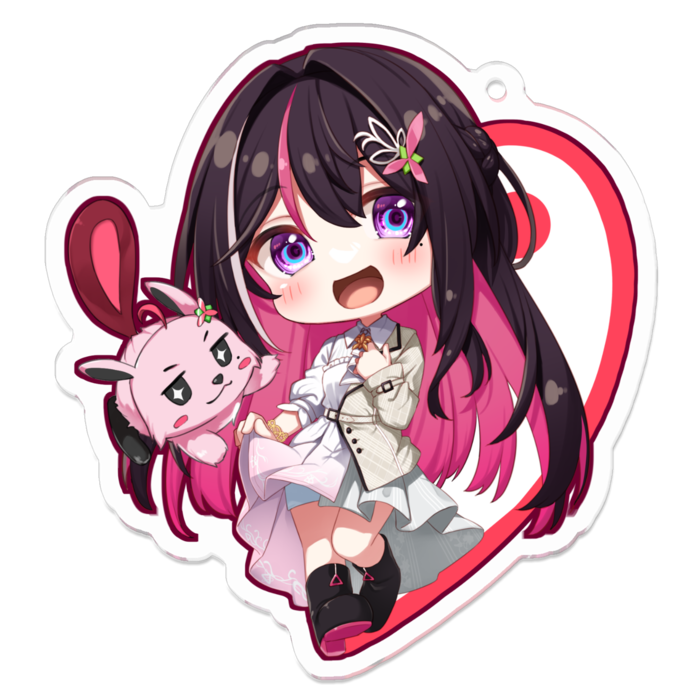 かあいいちゃん アクリルキーホルダー ニディガ東名阪POPUPSTORE】超てんちゃんアクリルキーホルダー