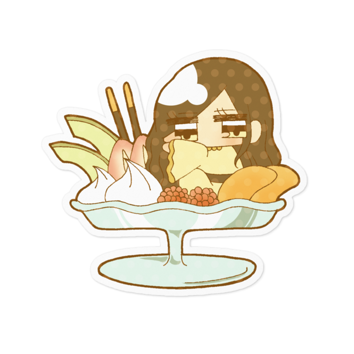 ステッカー - 100 x 100 (mm)