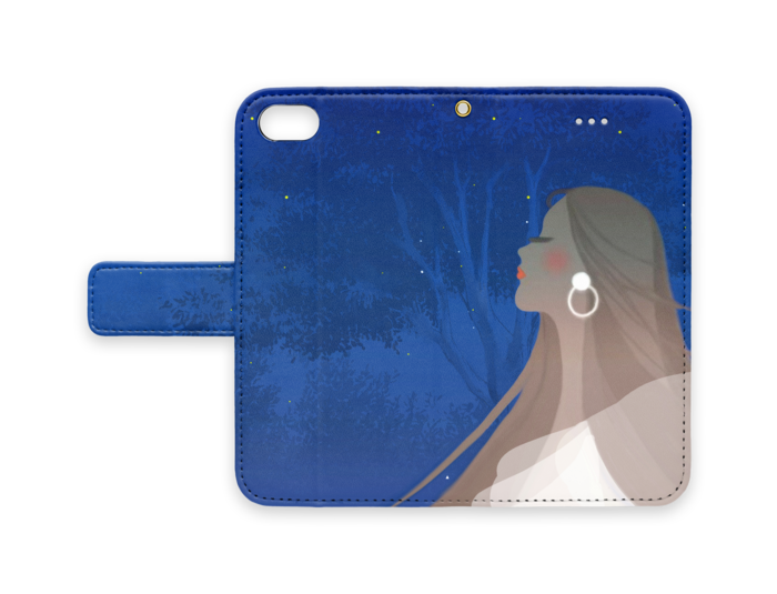 手帳型iPhoneケース - iPhone 8 / 7 - ストラップ穴 あり