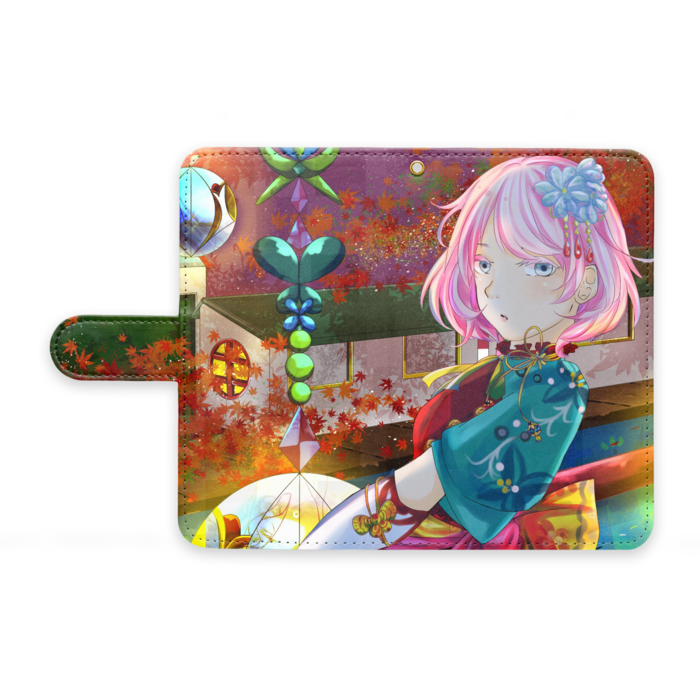 手帳型Androidケース - M - ストラップ穴 あり