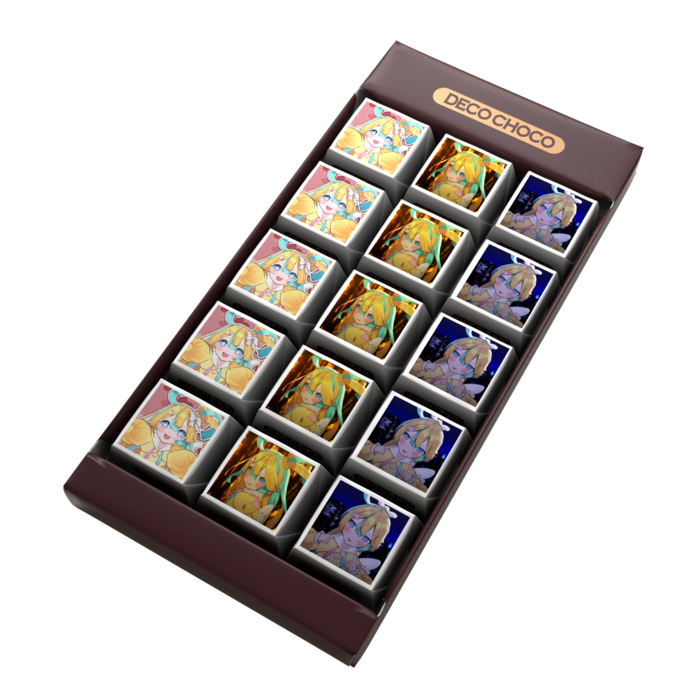 DECOチョコ - 列ごとにデザイン