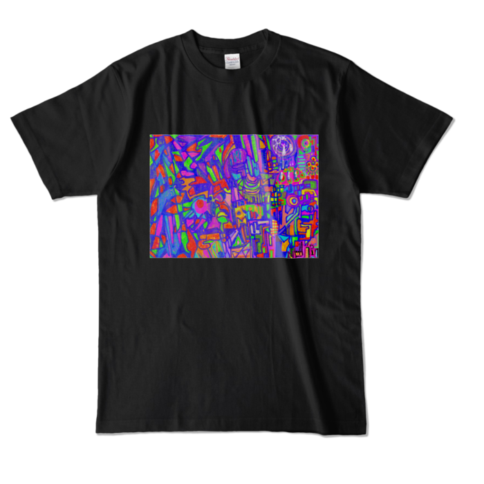カラーTシャツ - L - ブラック (濃色)