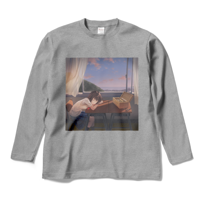 ロングスリーブTシャツ - M - 杢グレー