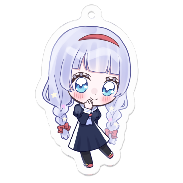 アクリルキーホルダー - 50 x 50 (mm)