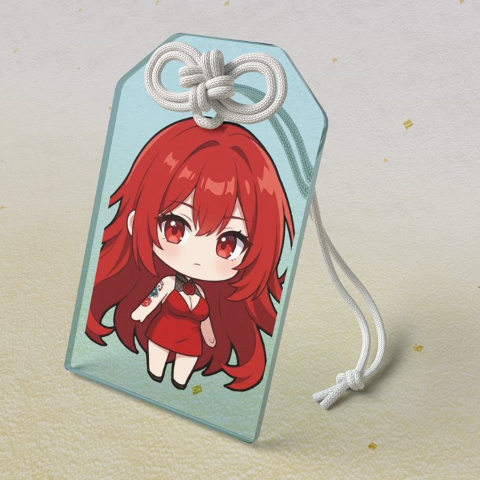 アクリルお守り - 50 × 80mm