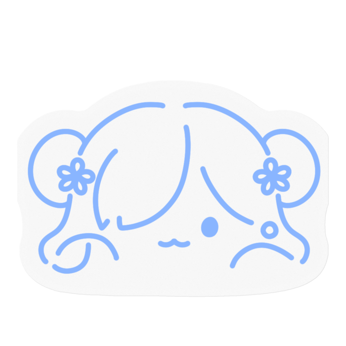 ステッカー - 100 x 100 (mm)