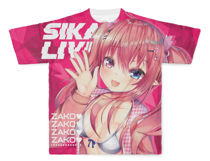 フルグラフィックTシャツ - L - 正面印刷のみ