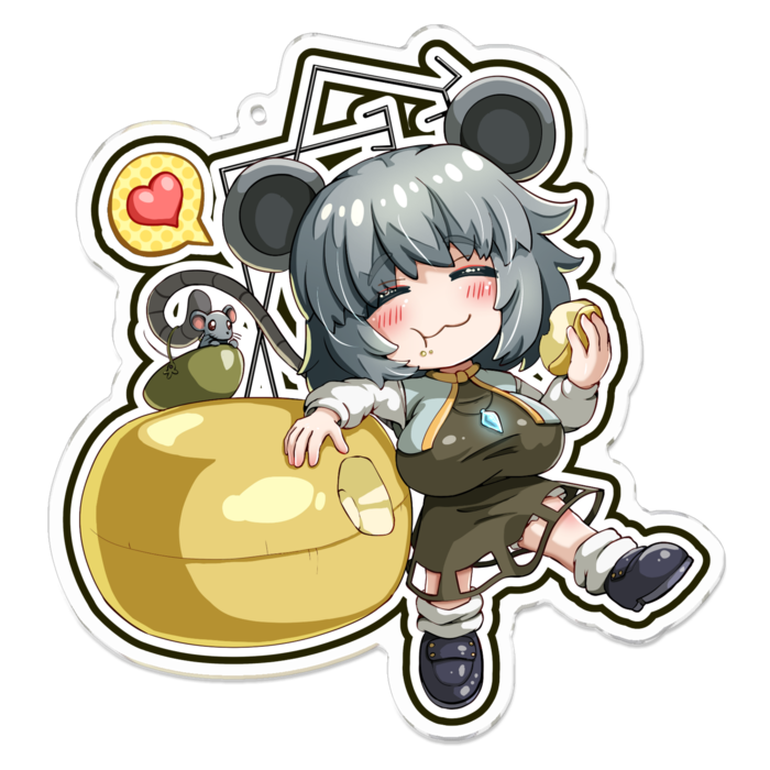 アクリルキーホルダー - 100 x 100 (mm)