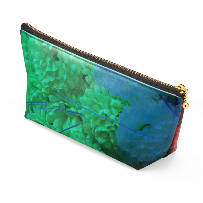 ポーチ - 長さ21.5cm / 高さ10cm - ブラック