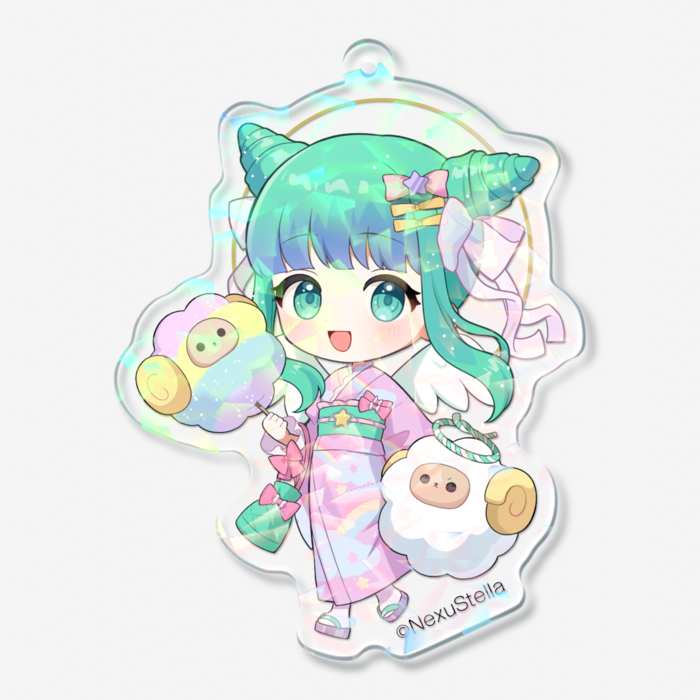【V大祭】羽星のあ ホログラムアクリルキーホルダー