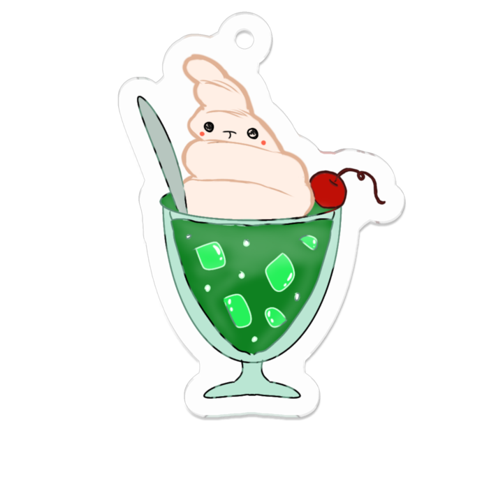 アクリルキーホルダー - 50 x 50 (mm)