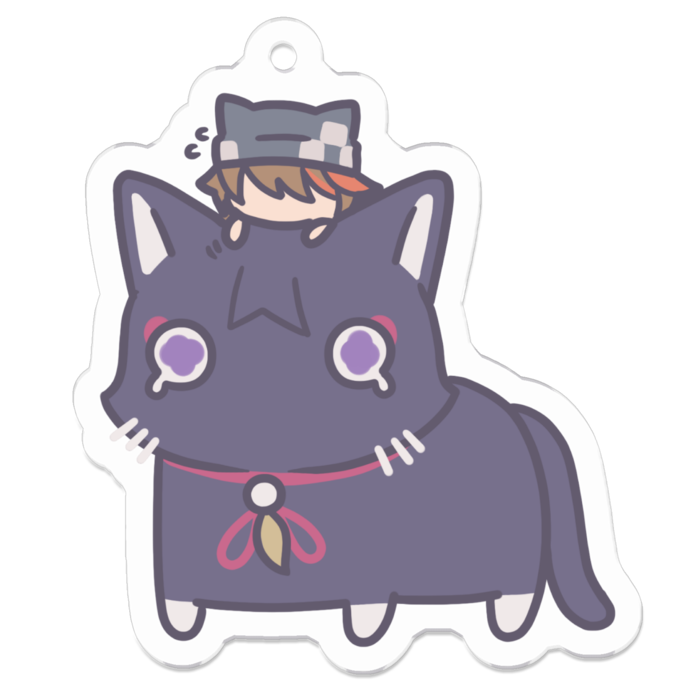 アクリルキーホルダー - 50 x 50 (mm)