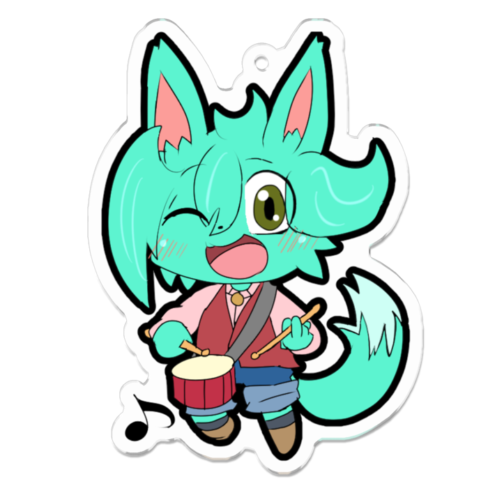 アクリルキーホルダー - 70 x 70 (mm)