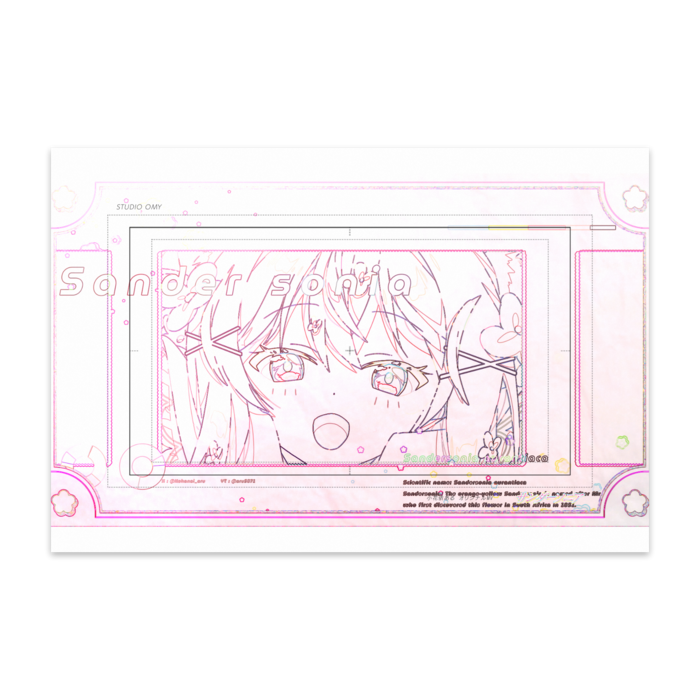 原画風ポストカードC