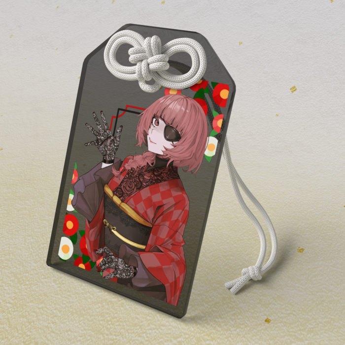 アクリルお守り - 50 × 80mm