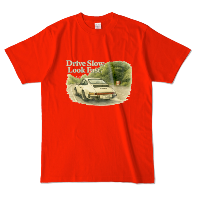 カラーTシャツ - L - レッド (濃色)