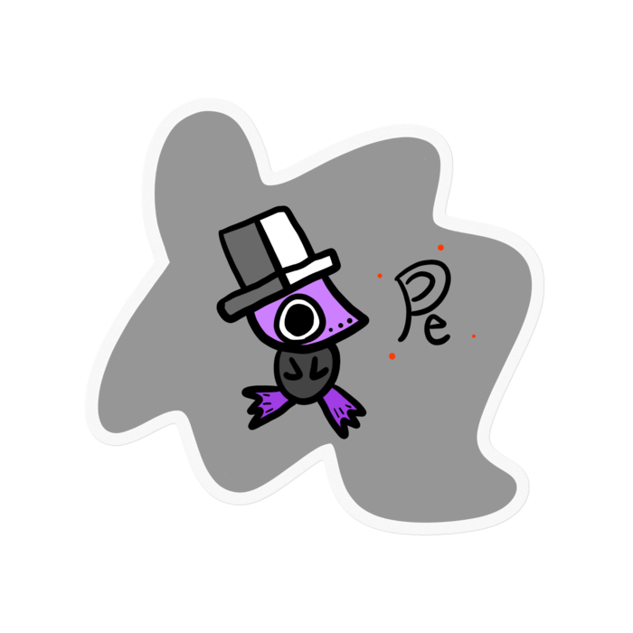 ステッカー - 100 x 100 (mm)