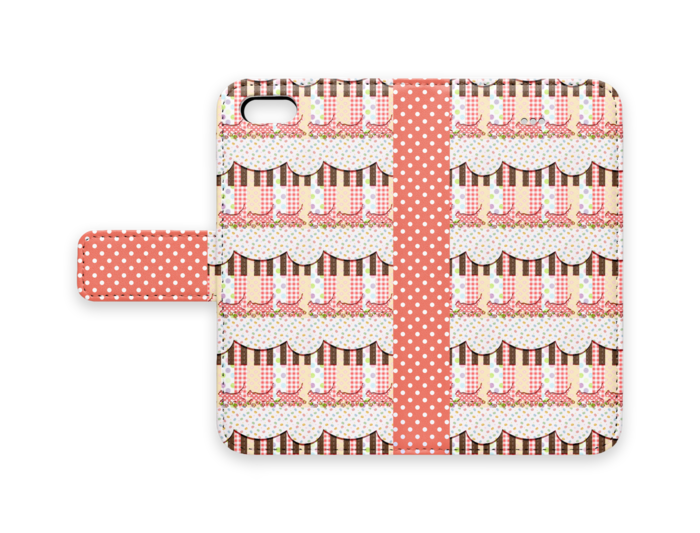 手帳型iPhoneケース - iPhone5 - ストラップ穴 なし