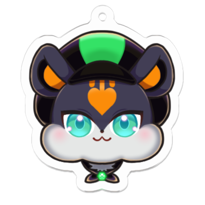 アクリルキーホルダー - 50 x 50 (mm)