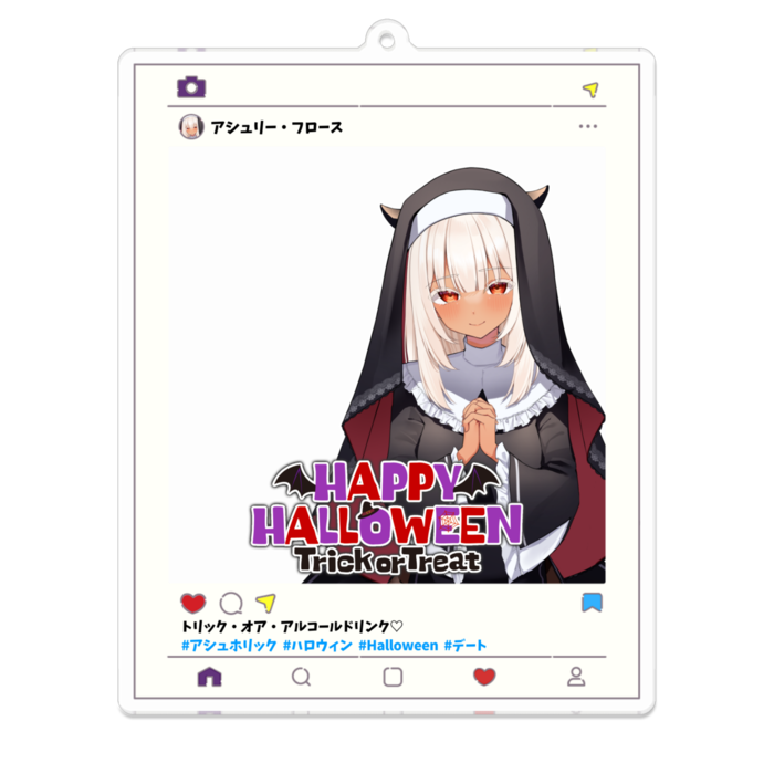 アクリルキーホルダー - 100 x 100 (mm)