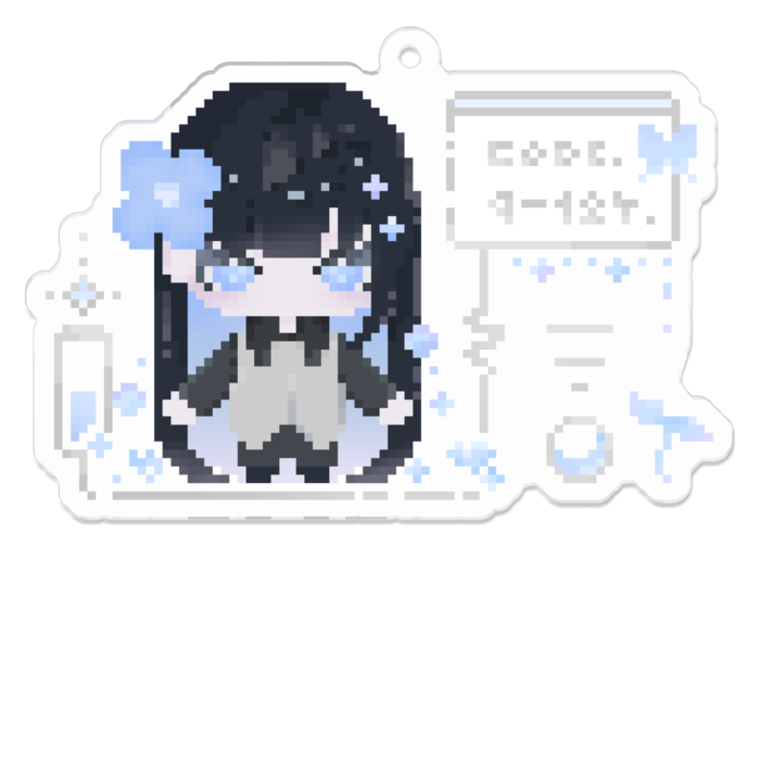 アクリルキーホルダー - 70 x 70 (mm)