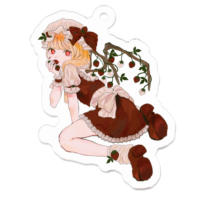 アクリルキーホルダー - 50 x 50 (mm)