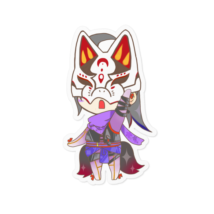 ステッカー - 100 x 100 (mm)