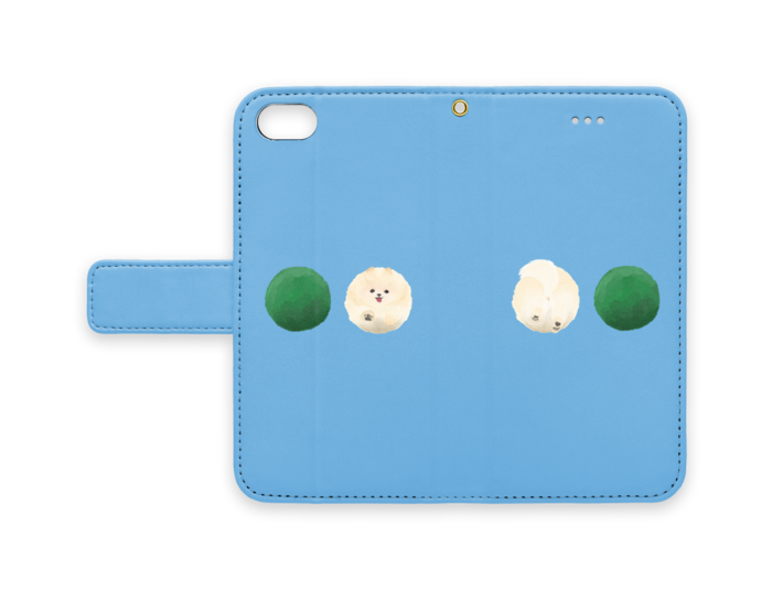 手帳型iPhoneケース - iPhone 8 / 7 - ストラップ穴 あり
