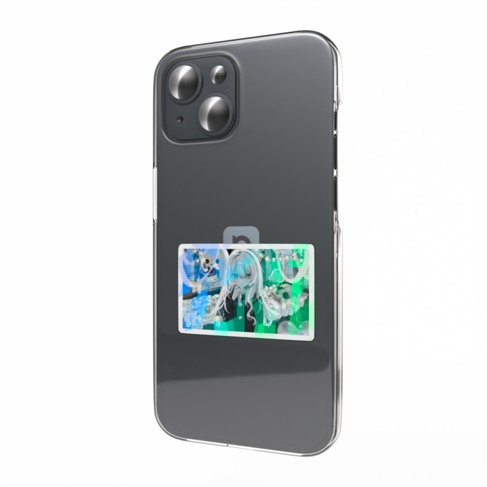 ホログラムスマホステッカー - 縦