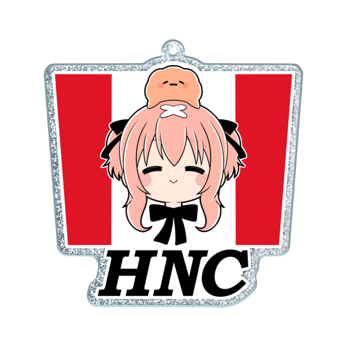 ラメアクリルキーホルダー - 70 × 70mm