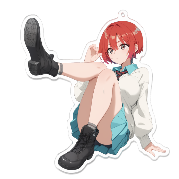 アクリルキーホルダー - 100 x 100 (mm)