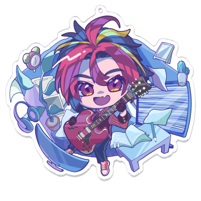 アクリルキーホルダー - 100 x 100 (mm)