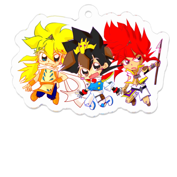 アクリルキーホルダー（コーティング） - 50 x 50 (mm)