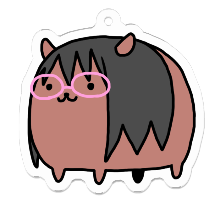 アクリルキーホルダー - 50 x 50 (mm)