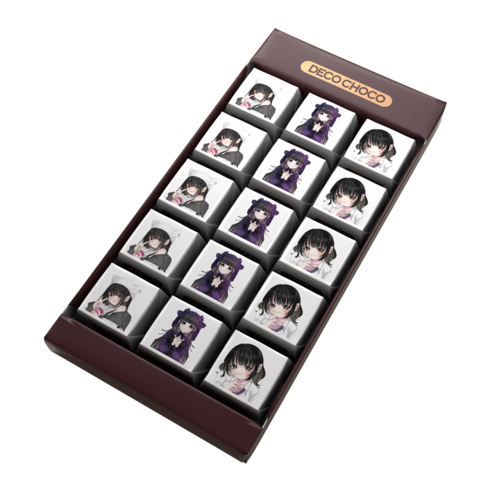 DECOチョコ - 列ごとにデザイン