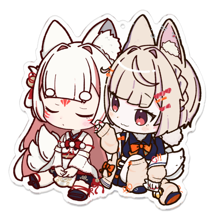 アクリルキーホルダー - 100 x 100 (mm)