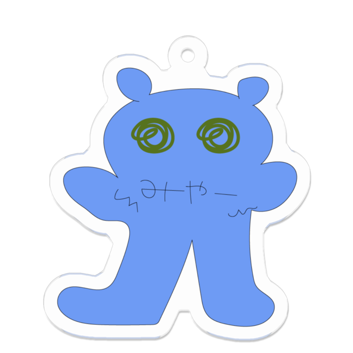 アクリルキーホルダー - 50 x 50 (mm)