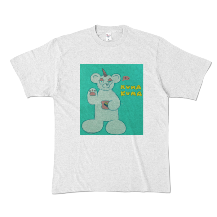 カラーTシャツ - XL - アッシュ (淡色)