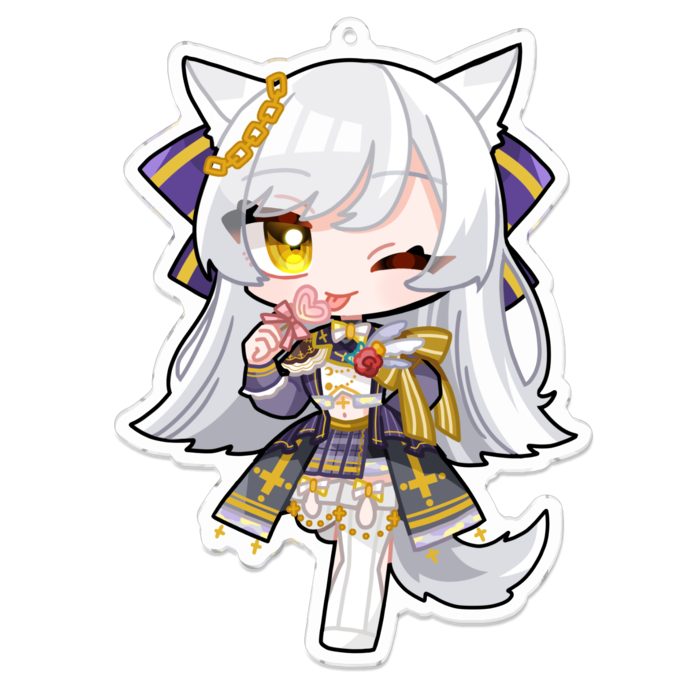 アクリルキーホルダー - 100 x 100 (mm)