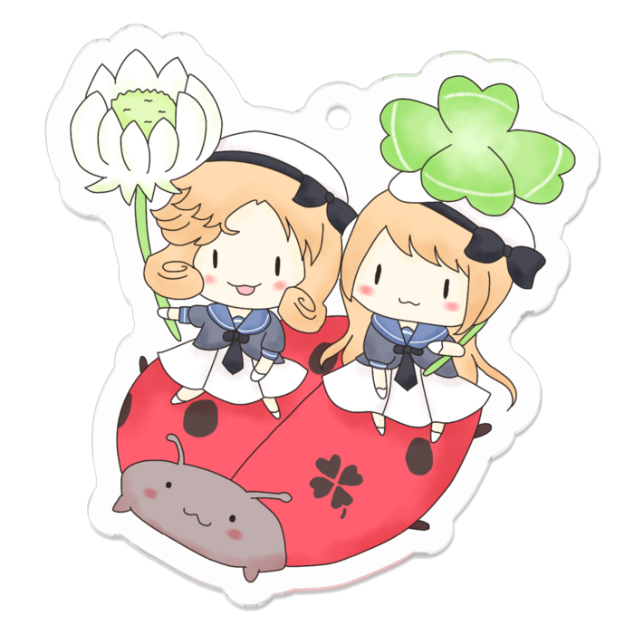 アクリルキーホルダー - 50 x 50 (mm)