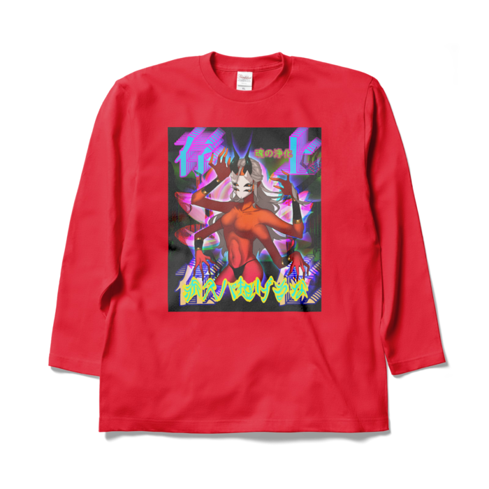 ロングスリーブTシャツ - XL - レッド