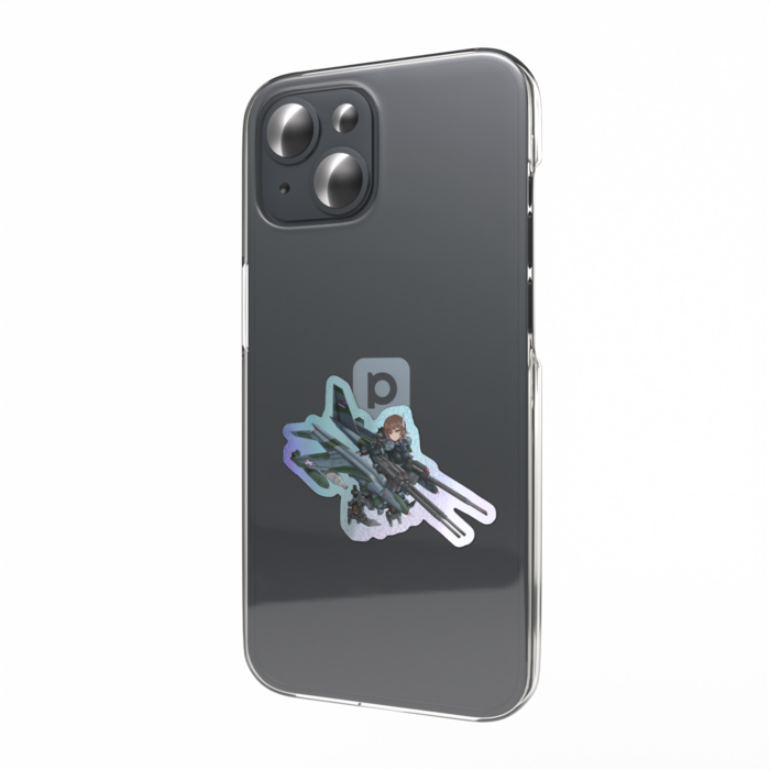 オーロラスマホステッカー - W55 × H91mm 以内