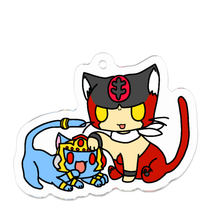 アクリルキーホルダー - 50 x 50 (mm)