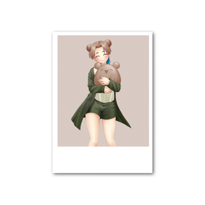 のこハグ チェキ風カード にっこり